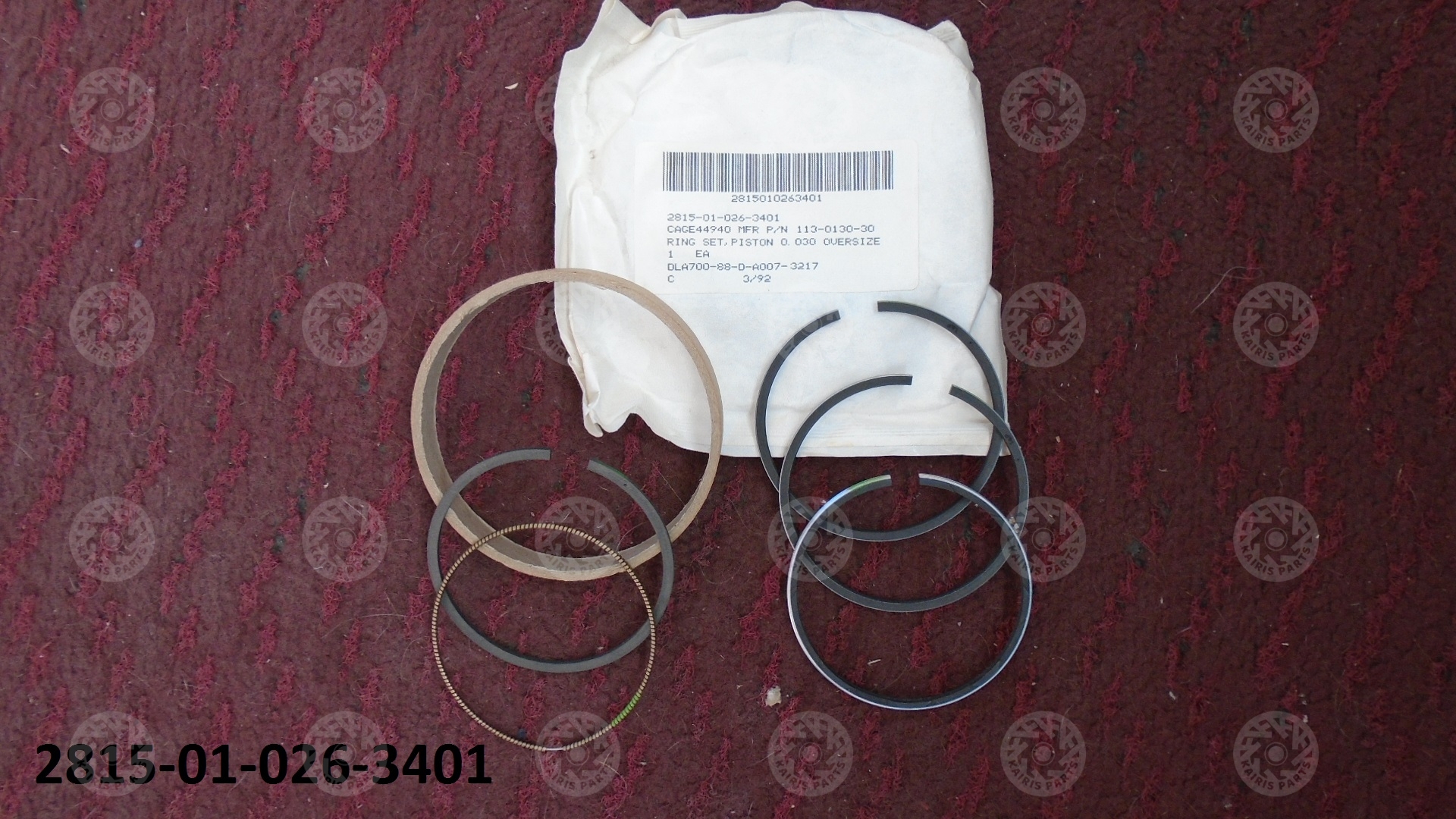 Kkairis-Depot-NSN-2815-01-026-3401