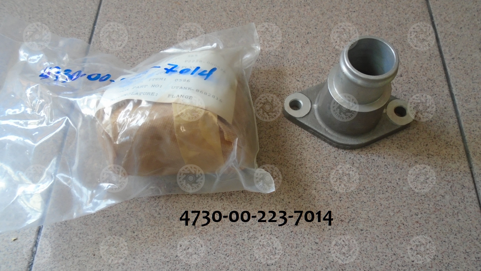 ADAPTER,STRAIGHT,FLANGE TO HOSE NSN 4730002237014 Kairis military